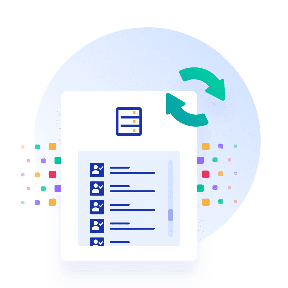 DQE - refreshing customer data illustration