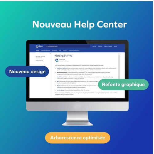Nouveau Help Center de DQE Lancement du nouveau Help Center de DQE